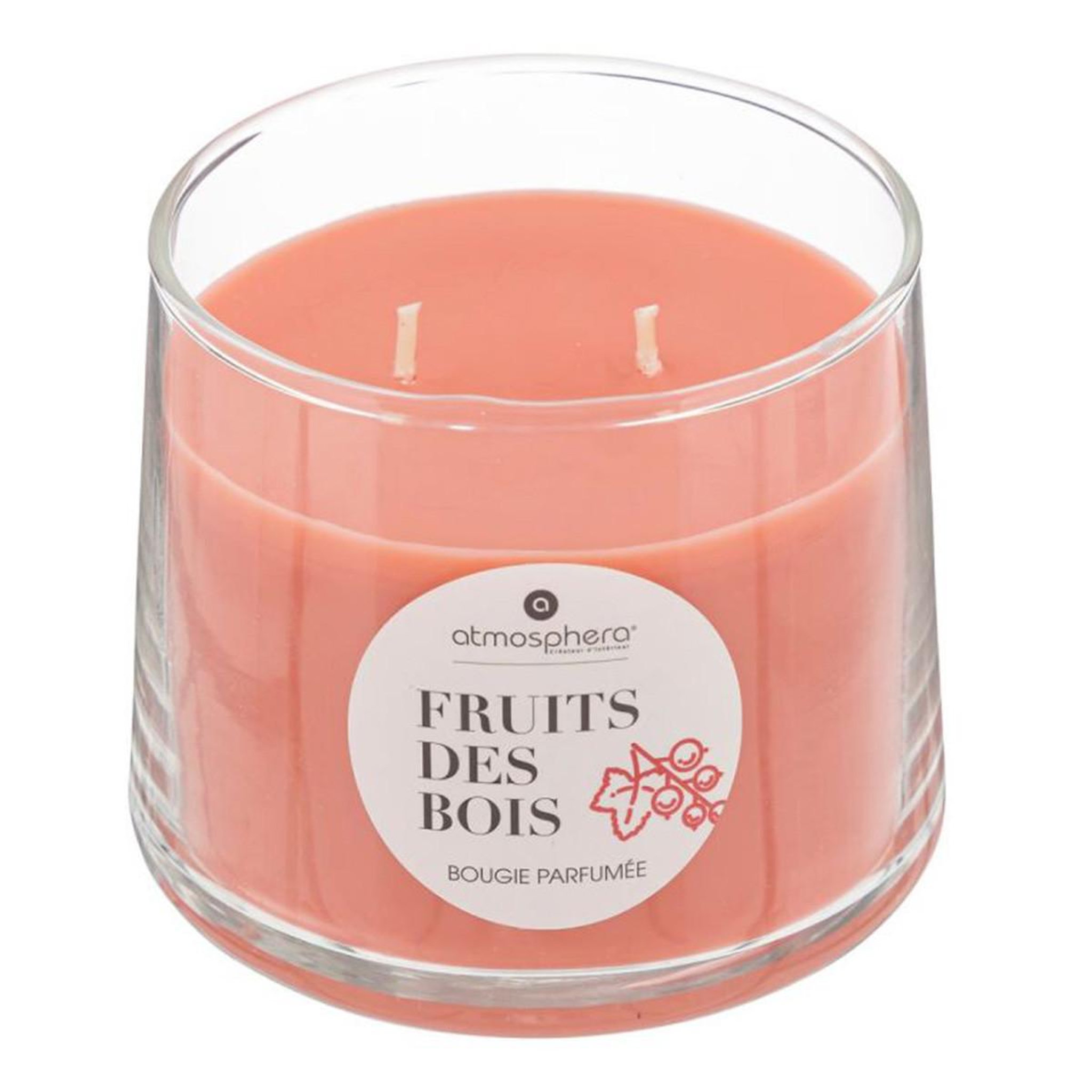 ATMOSPHERA Bougie parfumée en verre  izor  300g fruit des bois