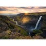 RAVENSBURGER Puzzle 1000 pièces : La cascade Háifoss, Islande