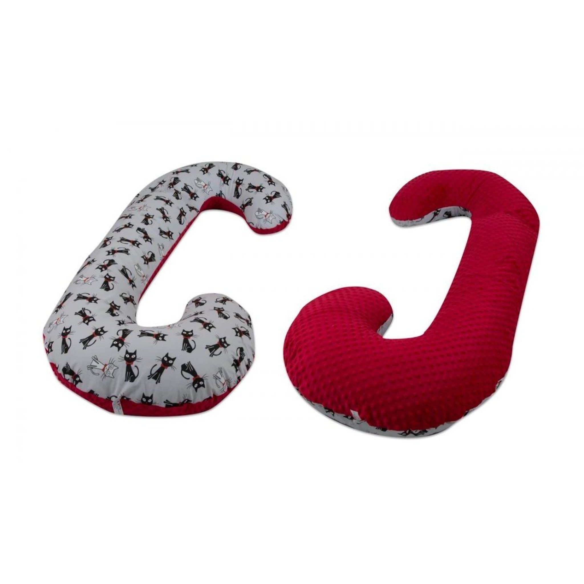 VELINDA Coussin pre/post natal usages multiples chatons 1 – rouge