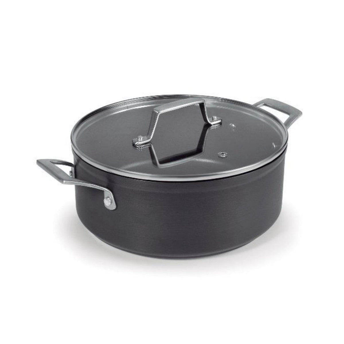 Lacor Anodized faitout 16cm +cv - 48016