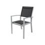 Voir la diapositive 3 : Habitat et Jardin Fauteuil jardin Alu/Textilène  Tropic  - Phoenix - Noir - Lot de 2