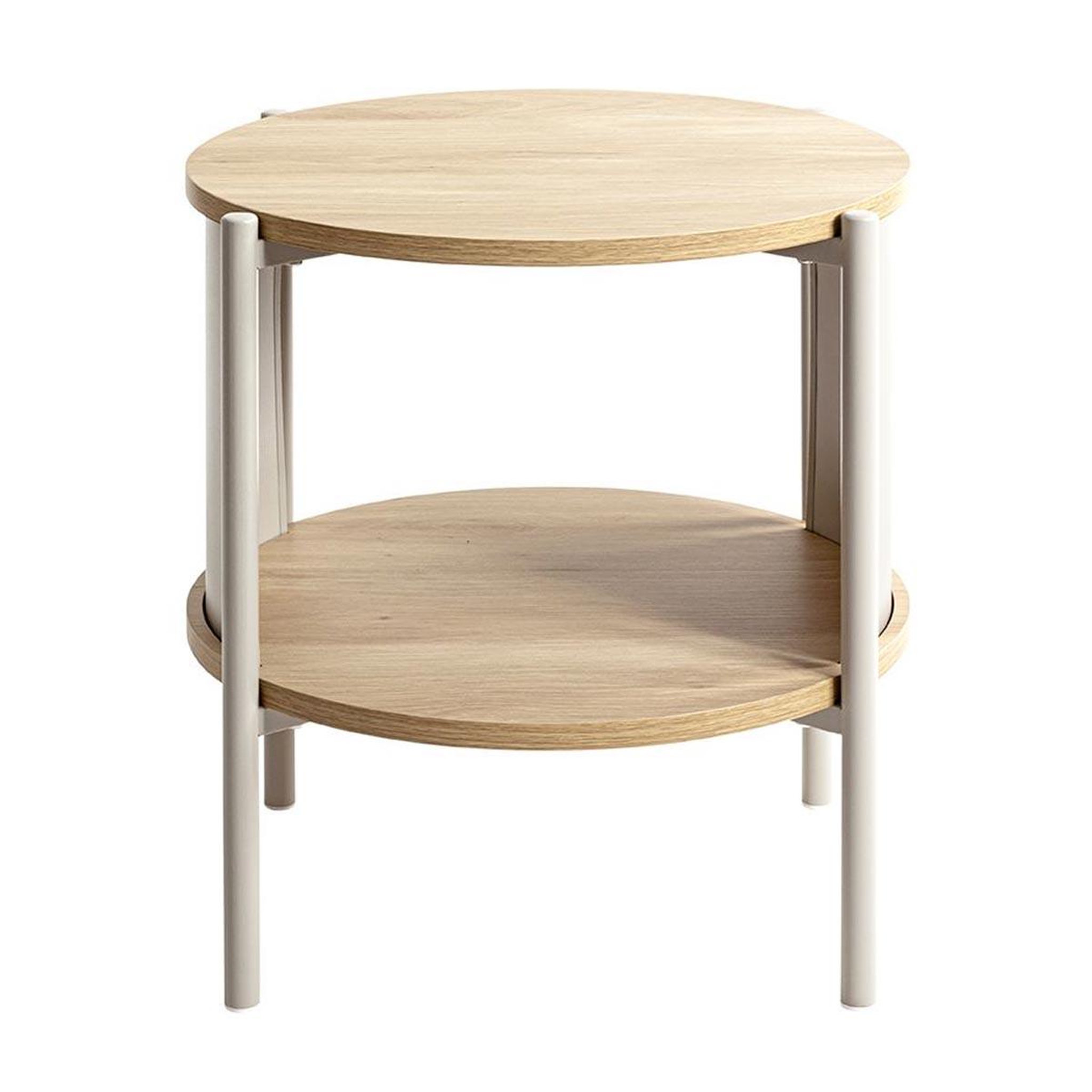 Voir la diapositive 2 : Paris Prix Table d'appoint design  morphee  51cm naturel & gris