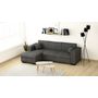 Voir la diapositive 1 : Canapé d'angle gauche convertible  4 places avec coffre tissu CARIBEA