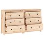 Voir la diapositive 5 : VIDAXL Buffet 140x35x80 cm Bois massif de pin