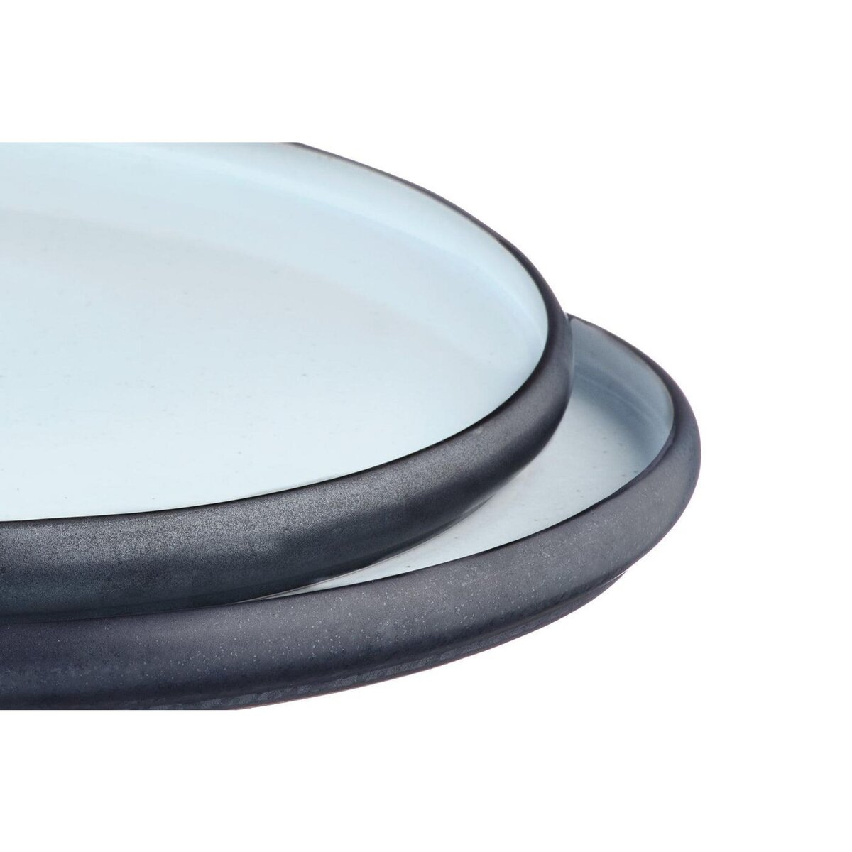 BJORN Plateau de service GOURMET Ø33cm - 2 pièces - Onyx