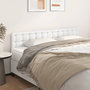 Voir la diapositive 1 : VIDAXL Tetes de lit 2 pcs Blanc 100x5x78/88 cm Similicuir