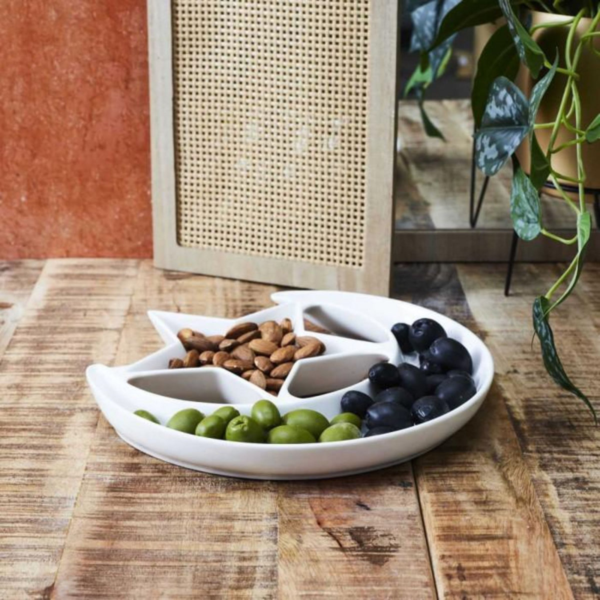 Paris Prix Plat de Présentation  Nuit Étoilée  25cm Blanc