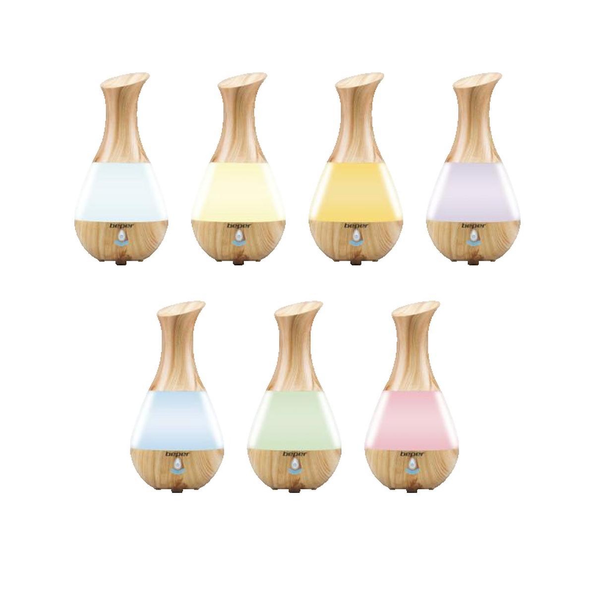 Voir la diapositive 2 : BEPER Diffuseur d'huiles essentielles Beper 70.405 blanc avec technologie ultrasonique