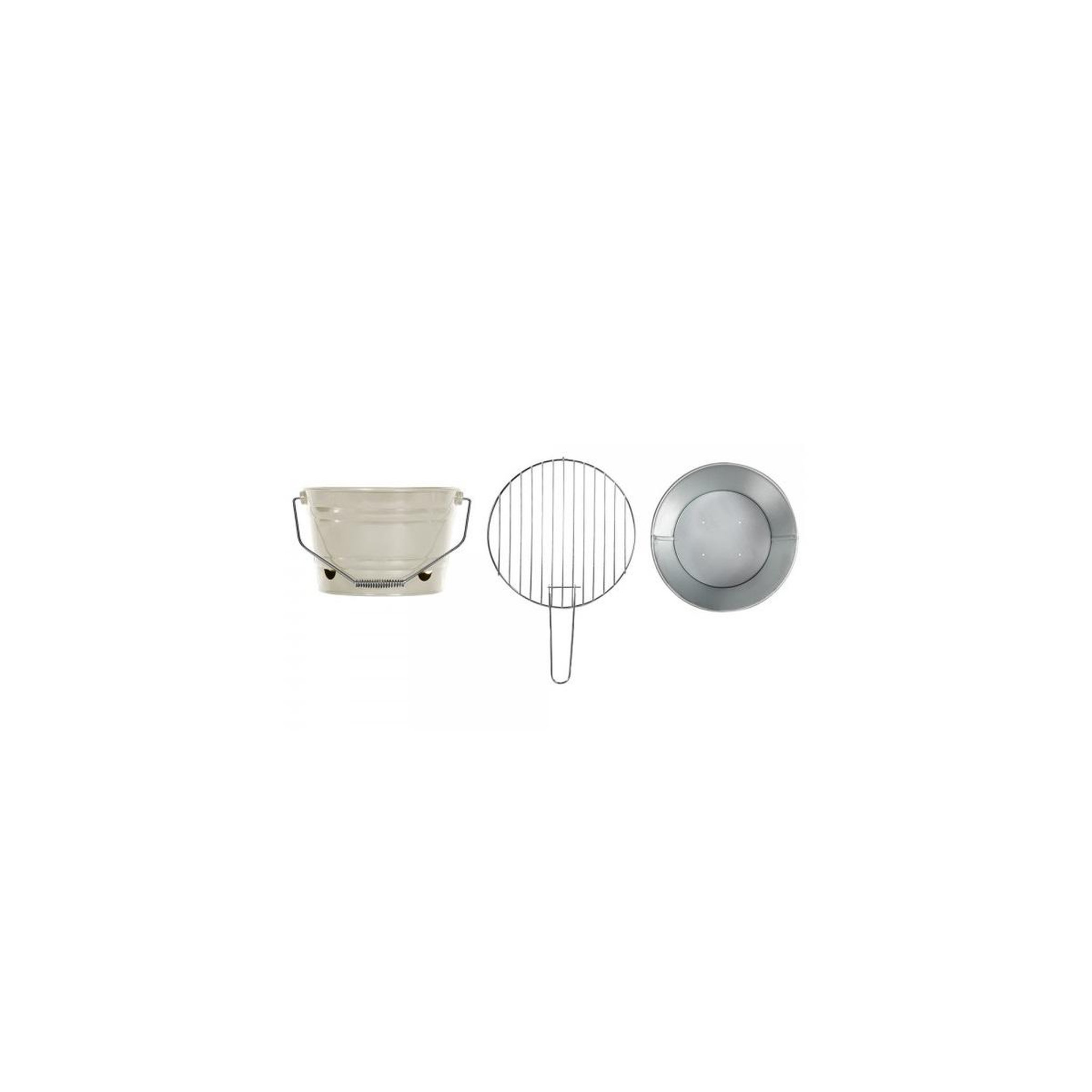 Voir la diapositive 5 : LIVOO Barbecue à charbon 27cm crème - doc327c