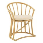 Paris Prix Chaise Rotin & Coussin  Howard  70cm Naturel