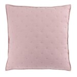 Paris Prix Housse de Coussin  Mellow  40x40cm Rose & Blanc