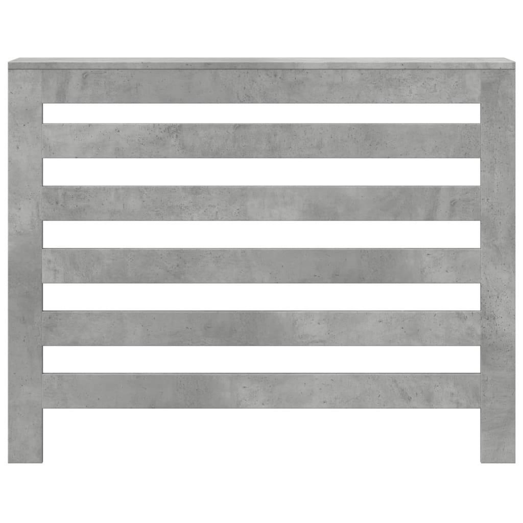 Voir la diapositive 3 : VIDAXL Cache-radiateur gris beton 104x20x82 cm bois d'ingenierie