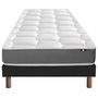 Voir la diapositive 1 : IDLITERIE Ensemble matelas mémoire de forme et mousse HR ZENITH avec sommier - confort français