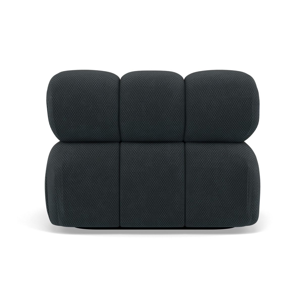 LISA DESIGN Ruby - module d'assise droit en velours texturé