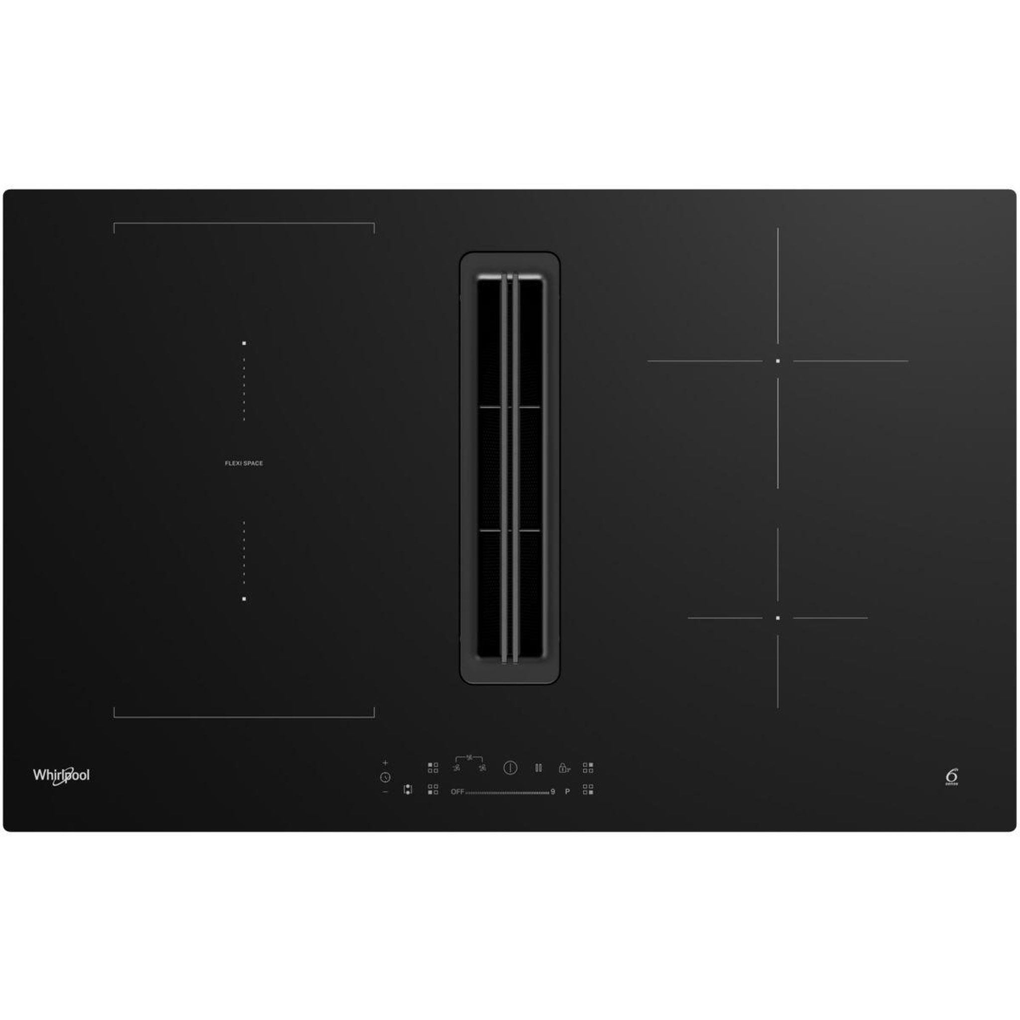 Voir la diapositive 2 : Whirlpool Plaque induction aspirante wvhs80ffb