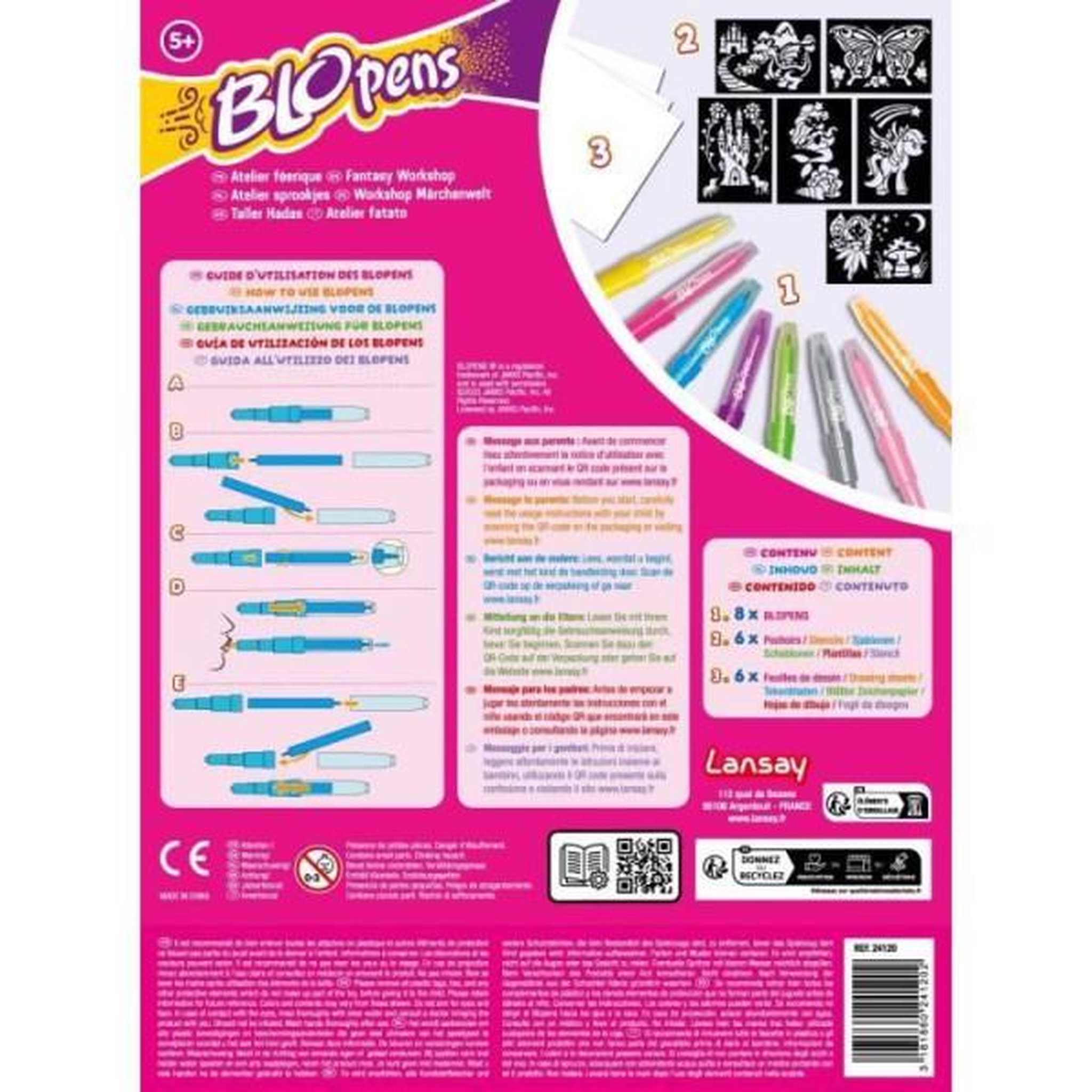 Voir la diapositive 4 : LANSAY Blopens - LANSAY - Atelier féérique - Des 5 ans