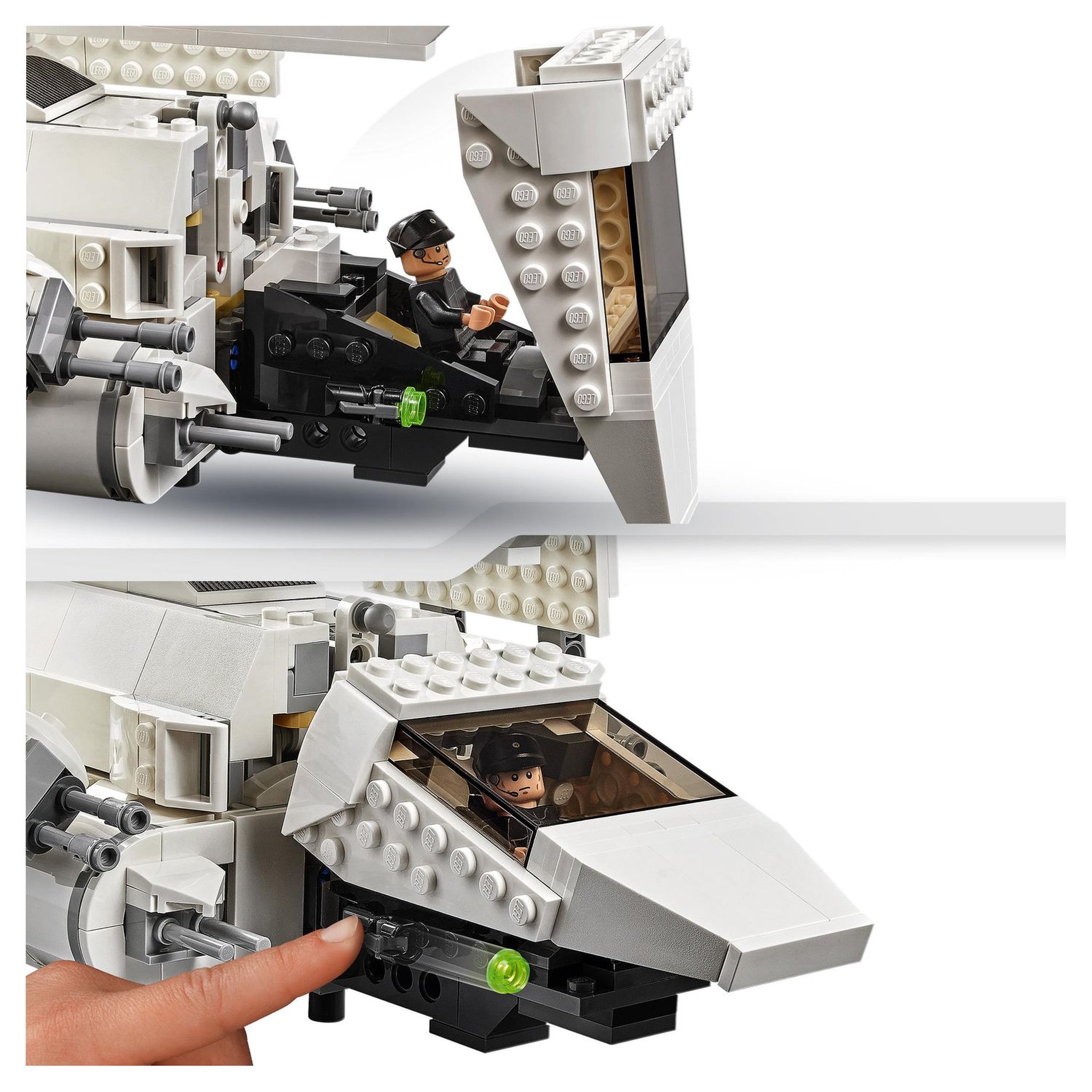 Voir la diapositive 5 : LEGO Star Wars 75302 La Navette Impériale, Jouet, Minifigurines Luke Skywalker, Dark Vador