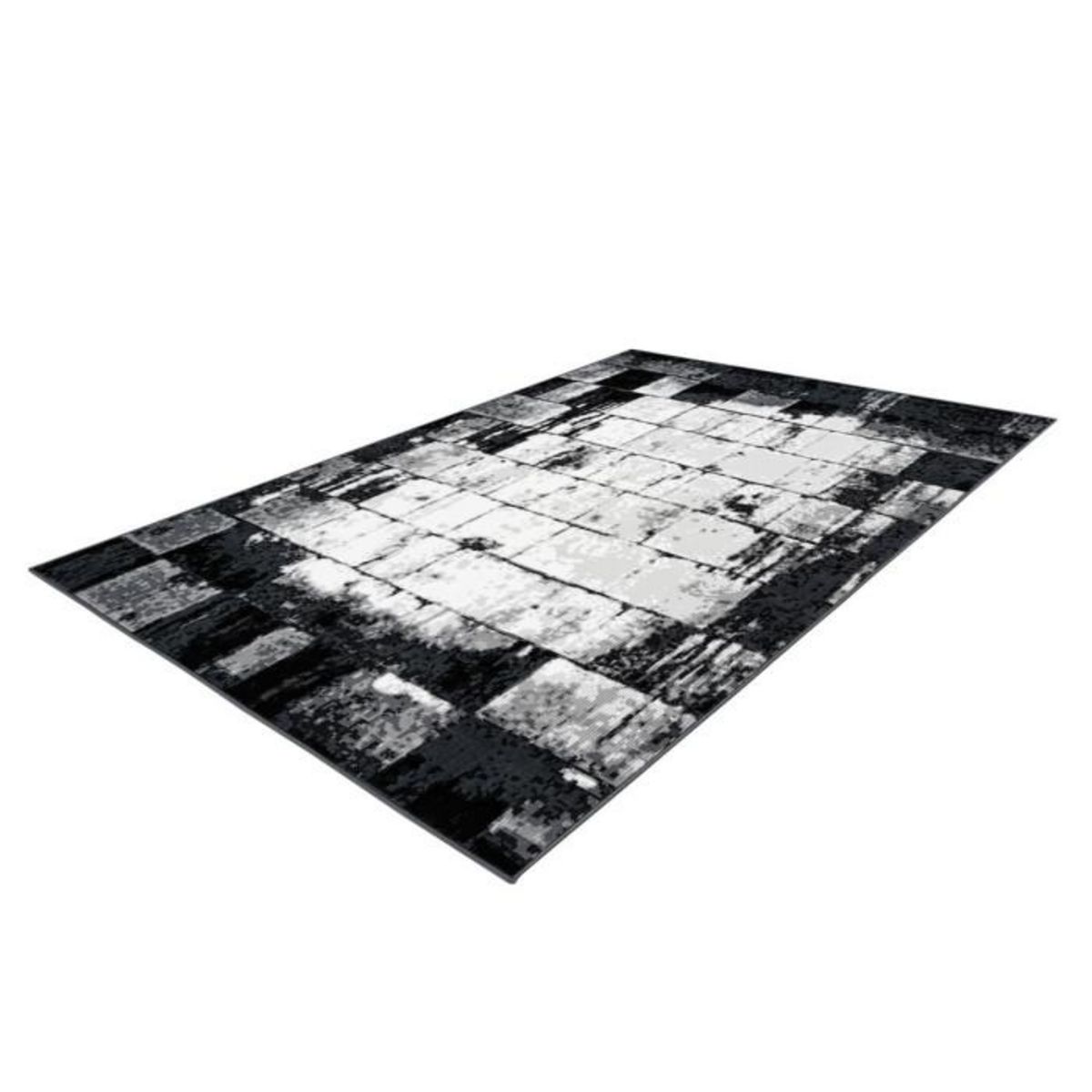 Paris Prix Tapis Vintage à Poils Courts  Esperanto III  Gris