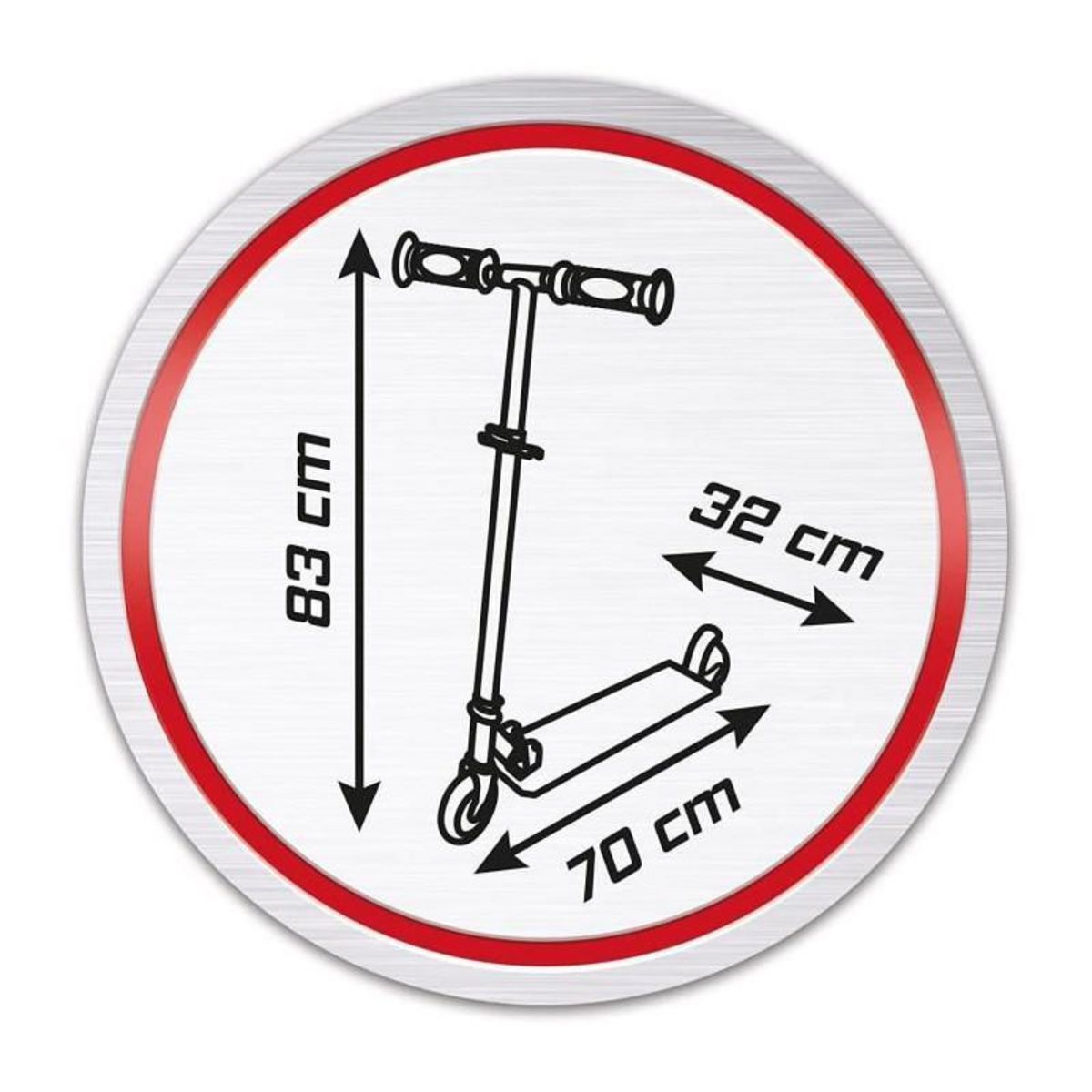 SMOBY cars patinette 2r pliable