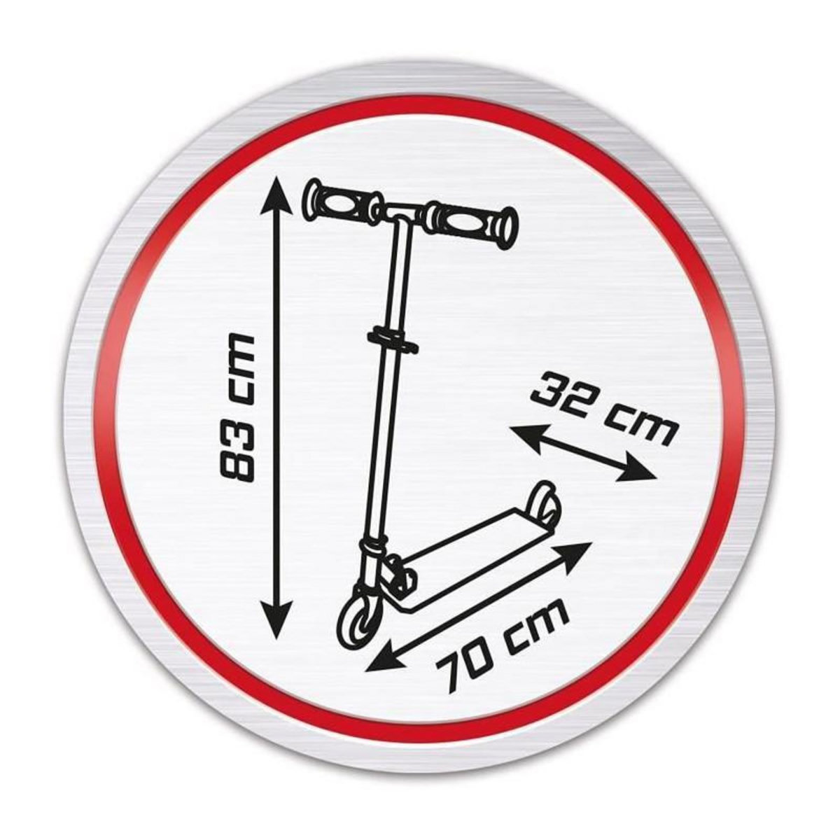 SMOBY cars patinette 2r pliable