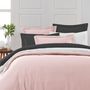 Voir la diapositive 3 : Sensei Maison Taie de traversin en percale de coton SOFT PERCALE - 45x185 cm
