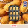 Voir la diapositive 2 : ZENKER Lot avec 1 Moule 9 madeleines en fibre de verre, 1 spatule Zenker et 2 bols à mixer en inox Fackelmann