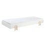 Voir la diapositive 2 : Paris Prix Lit Enfant en Bois  Modulo Arrow II  90x200cm Blanc