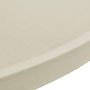 Voir la diapositive 5 : VIDAXL Housses élastiques de table Ø 70 cm Crème 4 pcs