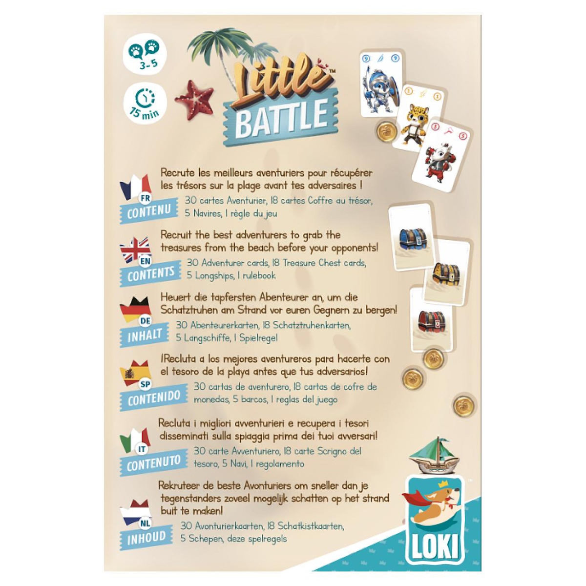Iello Loki - Little batlle - Jeu de bataille et de collecte