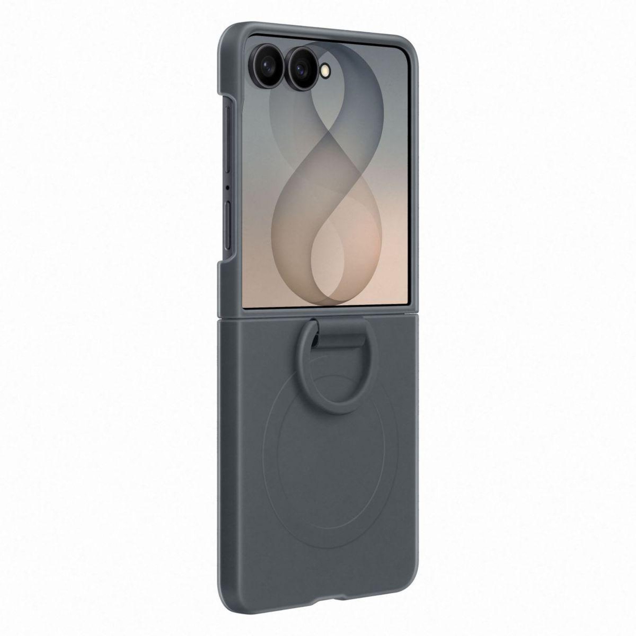 Voir la diapositive 2 : Samsung Coque flip 8 silicone anneau magnétique noir