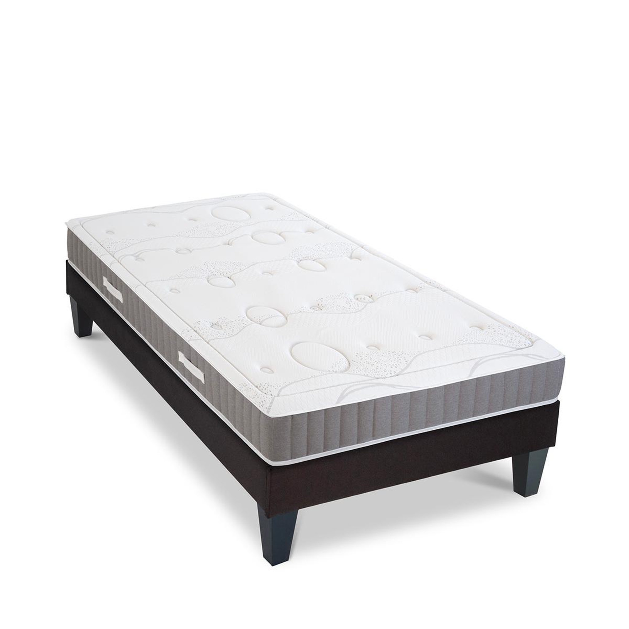 Voir la diapositive 4 : OLYMPE LITERIE Olympe literie | ensemble intuition | matelas mémoire de forme + sommier bois