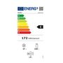 Voir la diapositive 2 : Indesit Réfrigérateur combiné 55cm 206l inox - I55T0412X