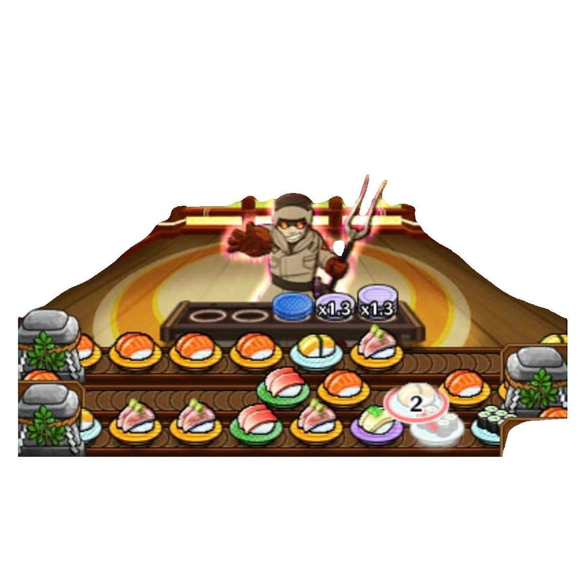 Voir la diapositive 2 : NINTENDO Jeu vidéo Nintendo Sushi Striker: La voie des Sushido