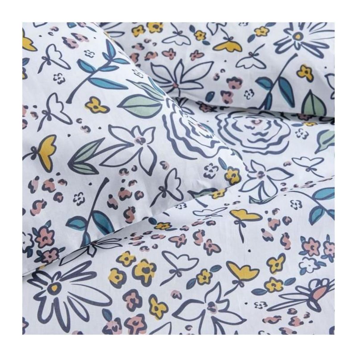 Today Parure de lit 2 personnes - TODAY - Sunshine 16.10 - 220 x 240 cm - 100% Coton imprimé