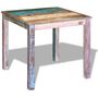 Voir la diapositive 2 : VIDAXL Table de salle a manger Bois de recuperation massif 80x82x76 cm