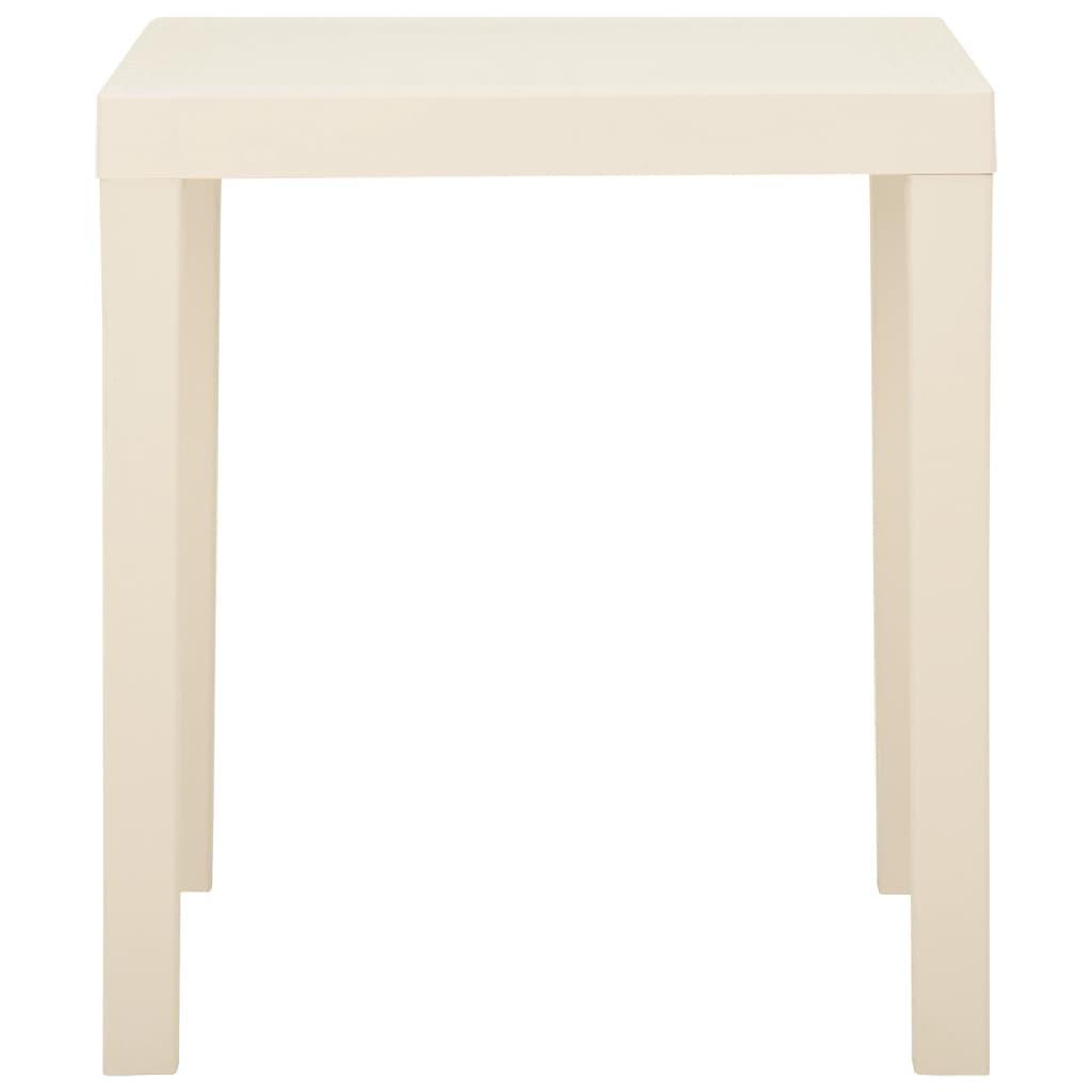 Voir la diapositive 3 : VIDAXL Table de jardin blanc 79x65x72 cm plastique
