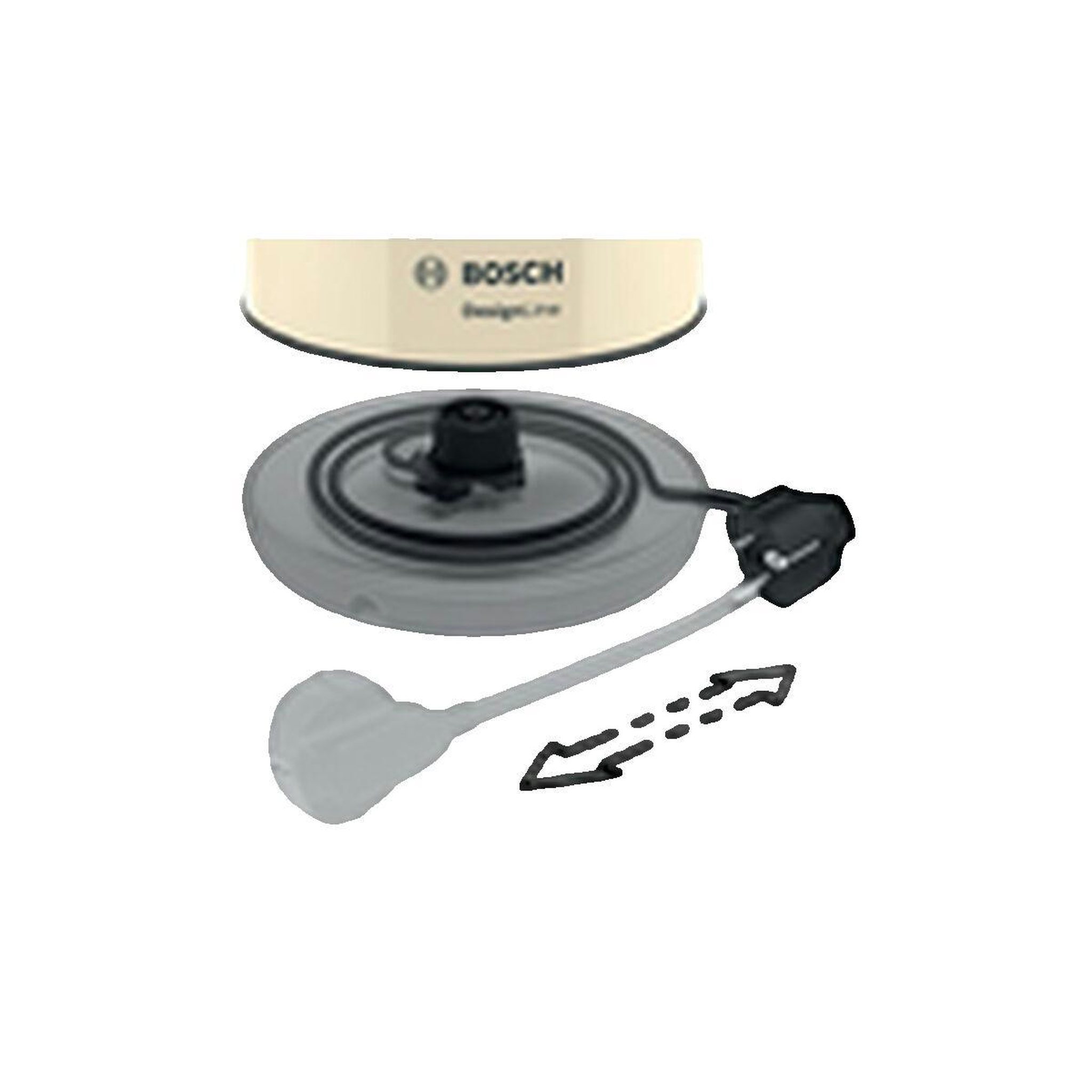 Voir la diapositive 2 : BOSCH Bouilloire Bosch TWK4P437 beige