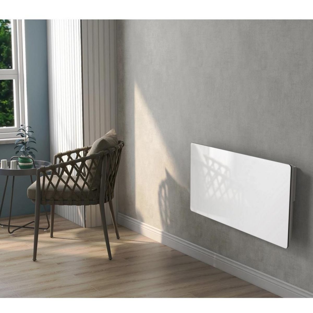 KALIA Radiateur électrique à inertie sèche 2000w blanc - bat-ht20hb