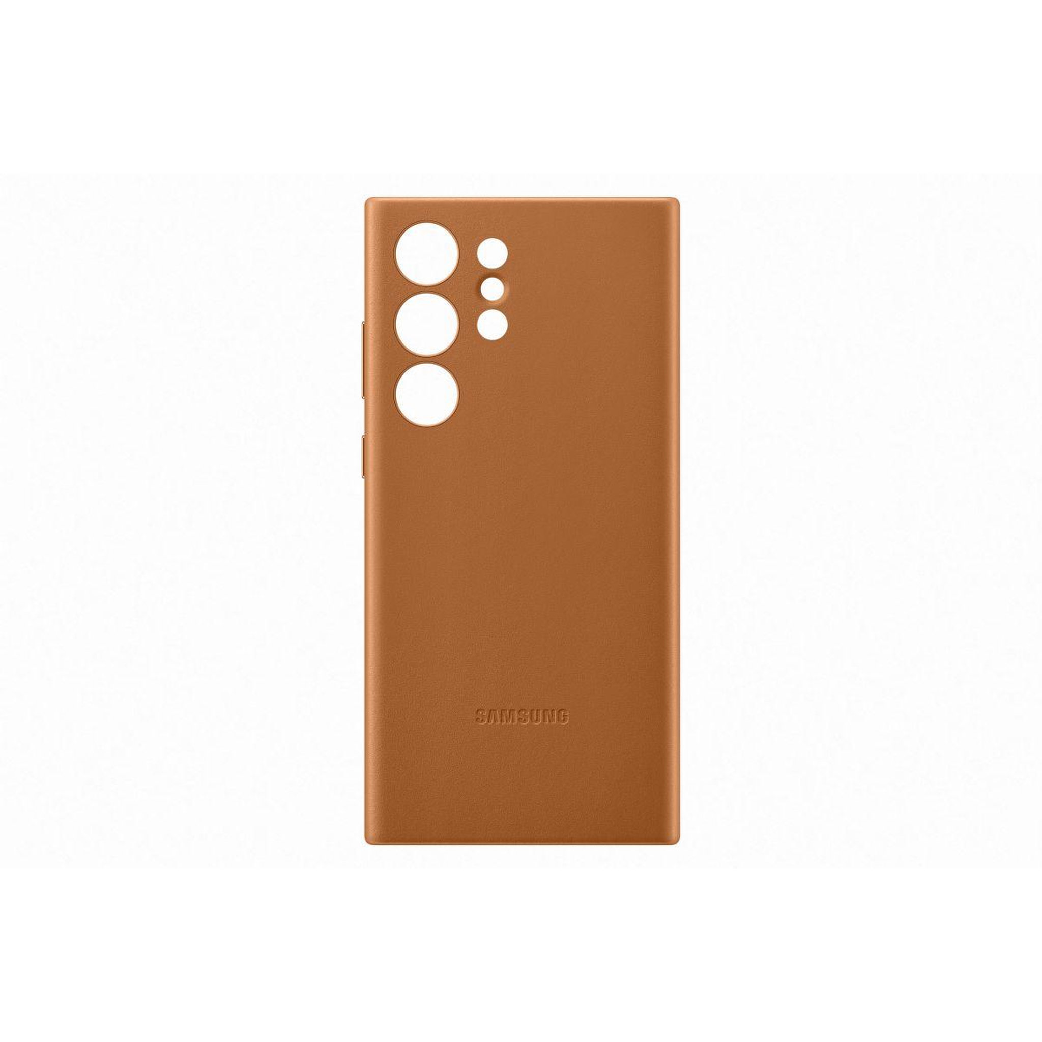 Samsung Coque s23 ultra cuir camel