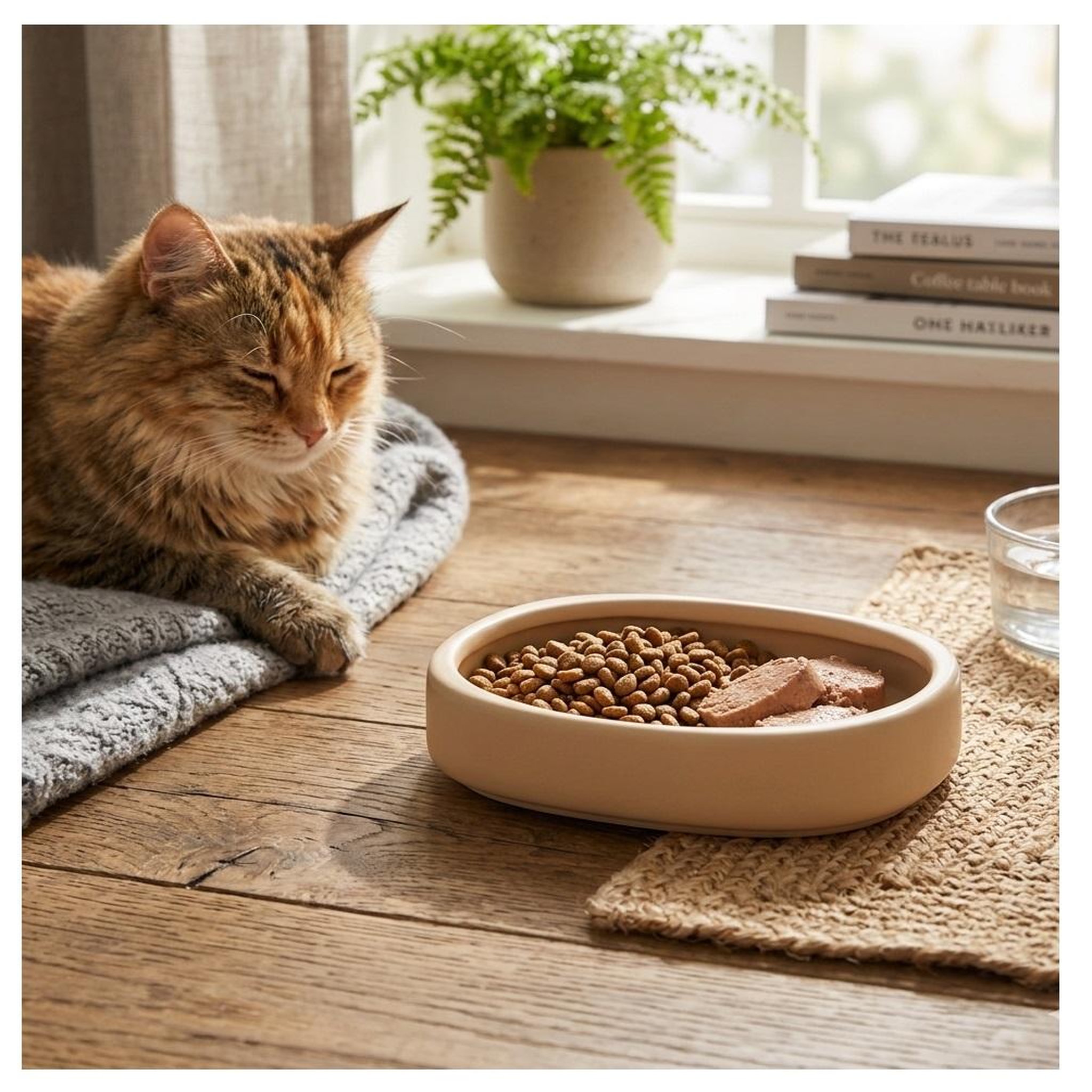 Voir la diapositive 2 : Eden Gamelle ronde pour chat nourriture et eau zara