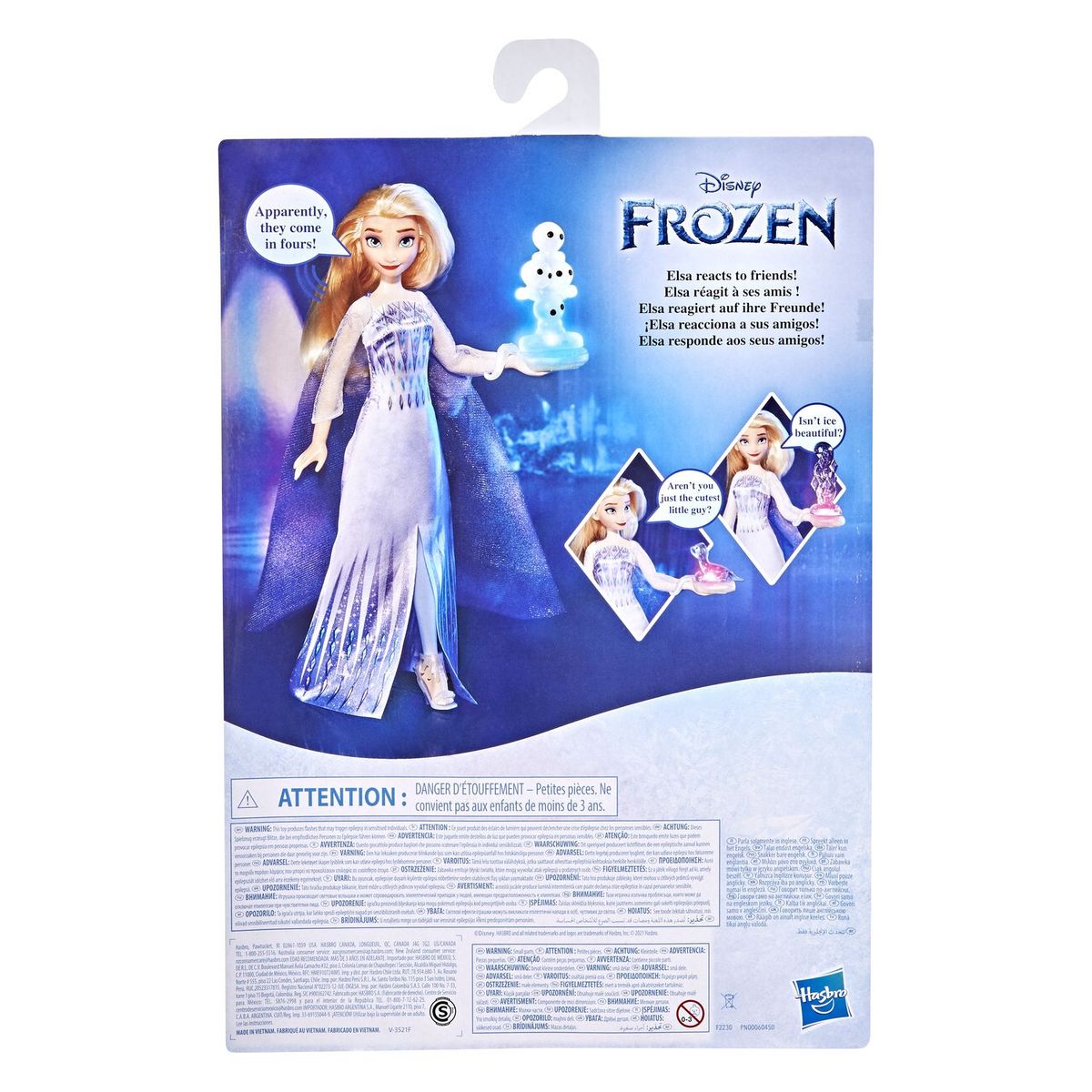 HASBRO Disney La Reine des neiges 2 - Elsa parlante et ses amis