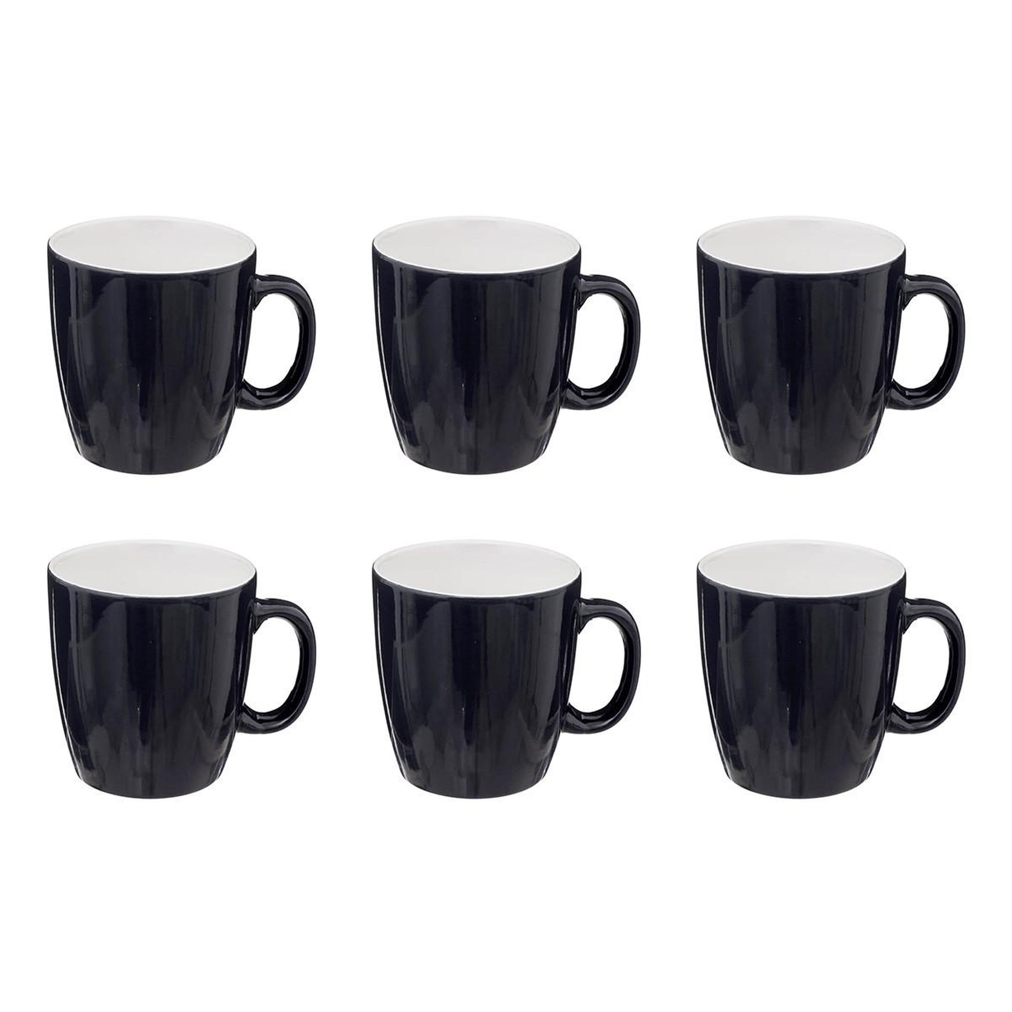 SECRET DE GOURMET Lot de 6 mugs  colorama  18cl bleu