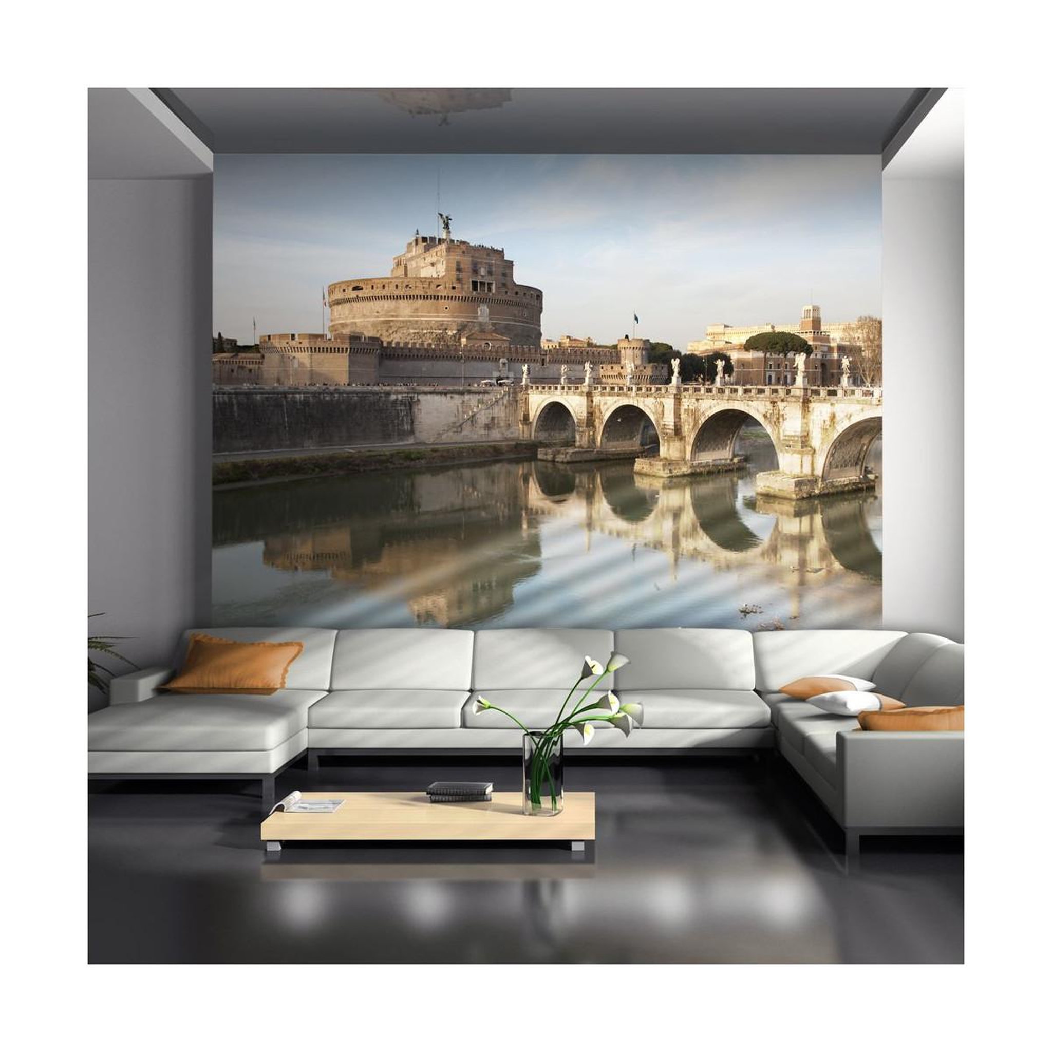 Paris Prix Papier peint  ponte san angelo. Coloris disponibles : Multicolore