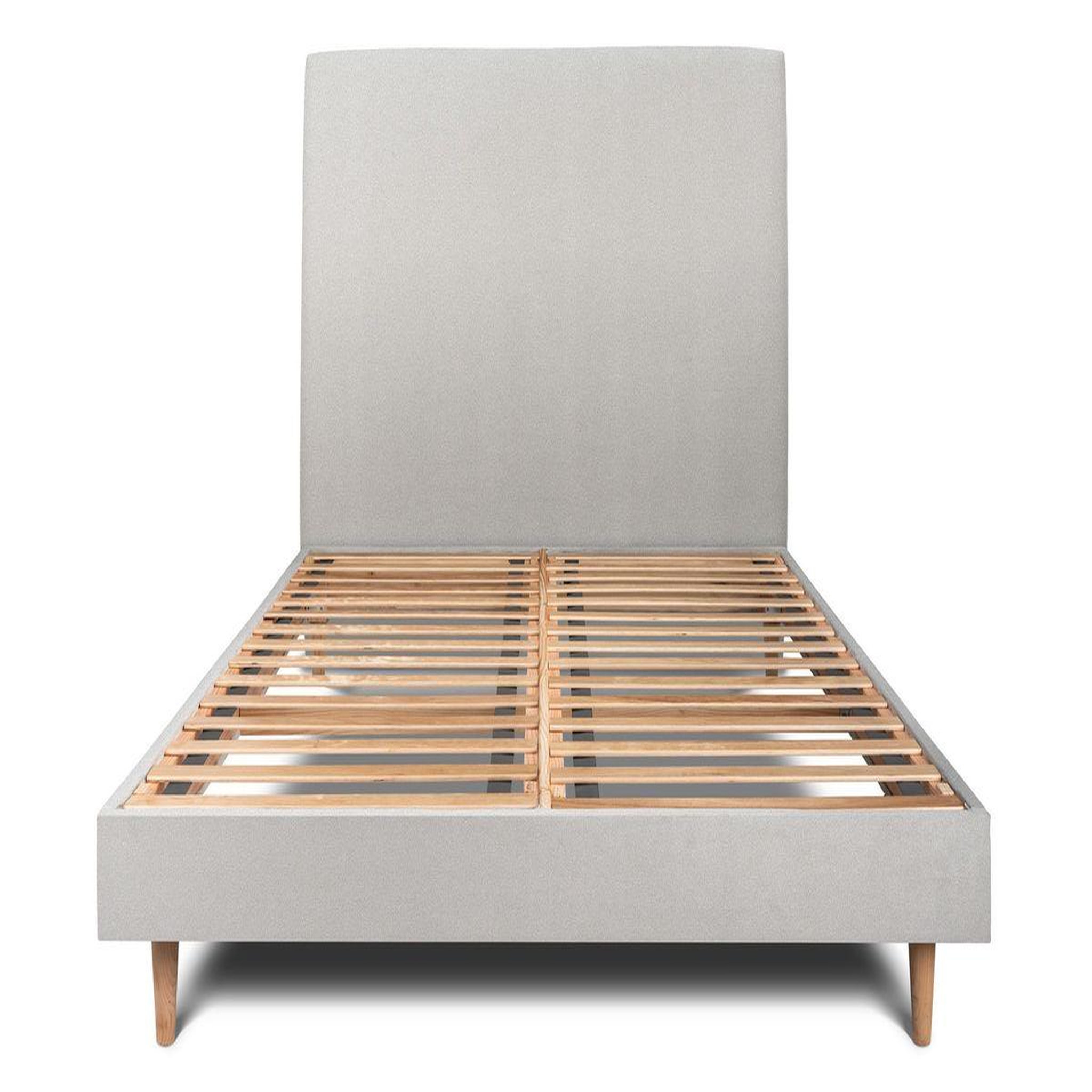 Voir la diapositive 1 : Sommeil de Plomb Lit avec tête de lit tapissier velours et sommier kit - Hauteur totale : 29cm
