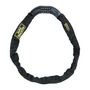Voir la diapositive 2 : BURG WACHTER Antivol vélo chaîne - BURG WACHTER - 280 C 90 BLACK - Acier 6 mm, gainé, code