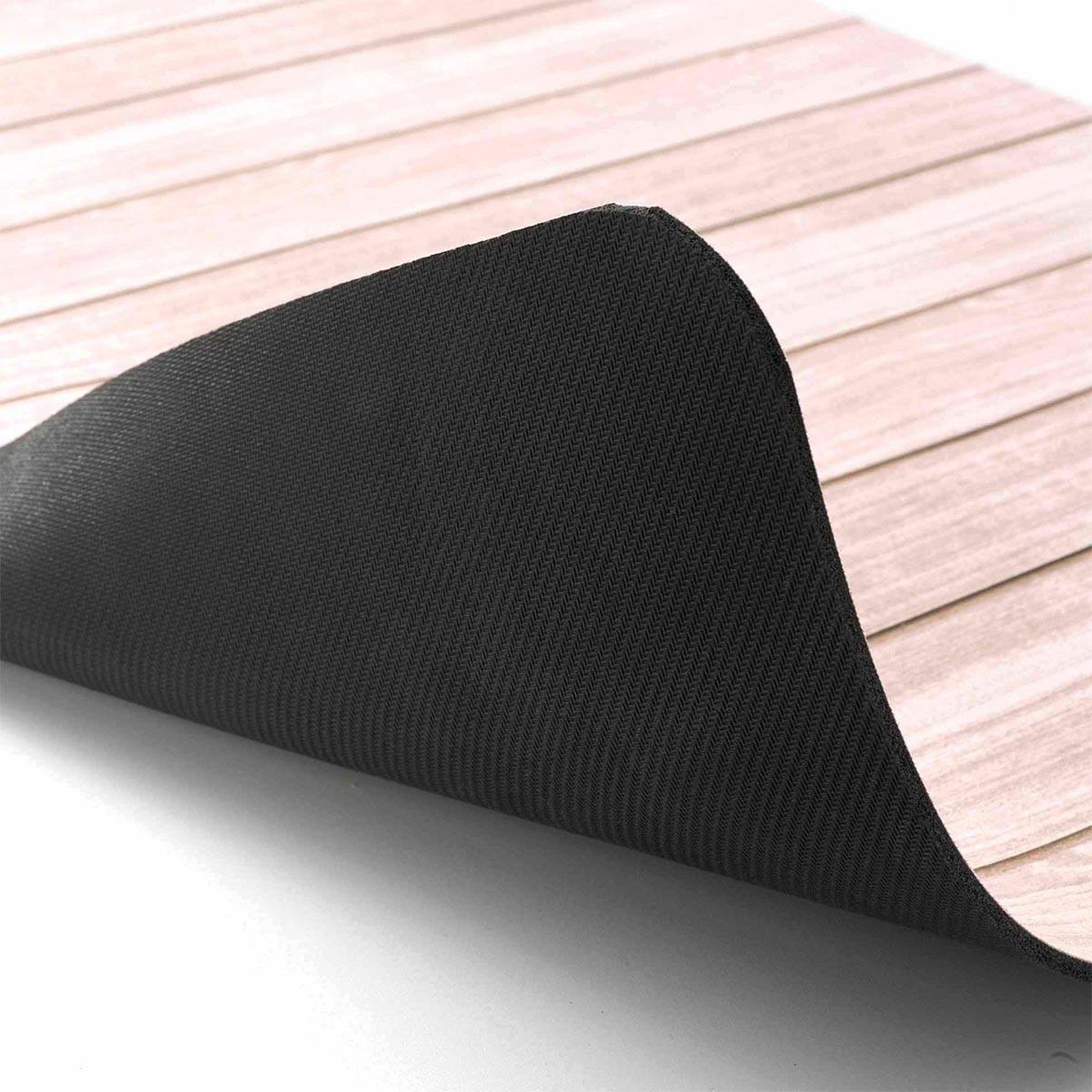 Voir la diapositive 4 : Douceur d'Intérieur Tapis de bain imprimé  calista  50x120cm naturel