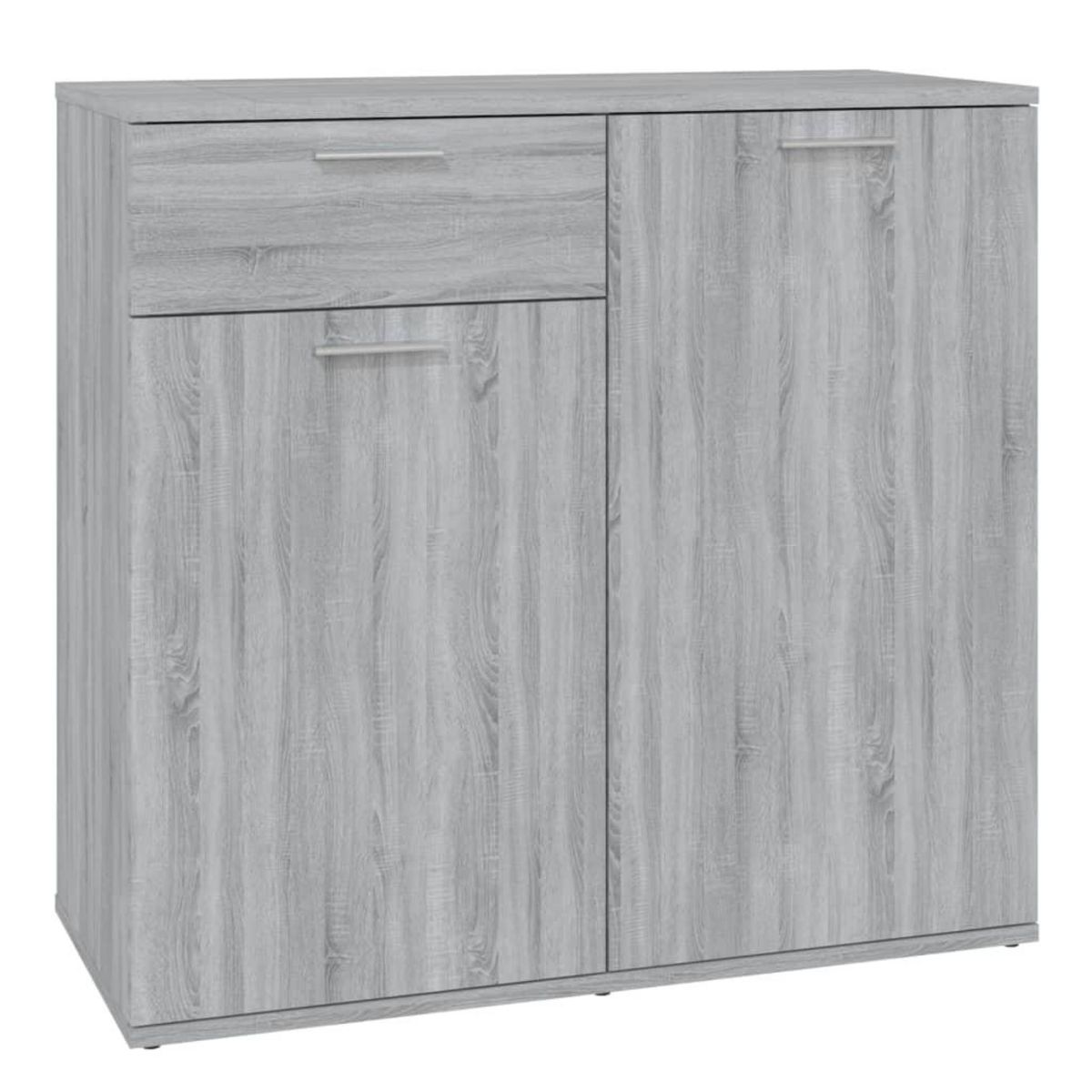 VIDAXL Buffet Sonoma gris 80x36x75 cm Bois d'ingenierie