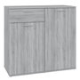Voir la diapositive 2 : VIDAXL Buffet Sonoma gris 80x36x75 cm Bois d'ingenierie