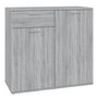 Voir la diapositive 2 : VIDAXL Buffet Sonoma gris 80x36x75 cm Bois d'ingenierie
