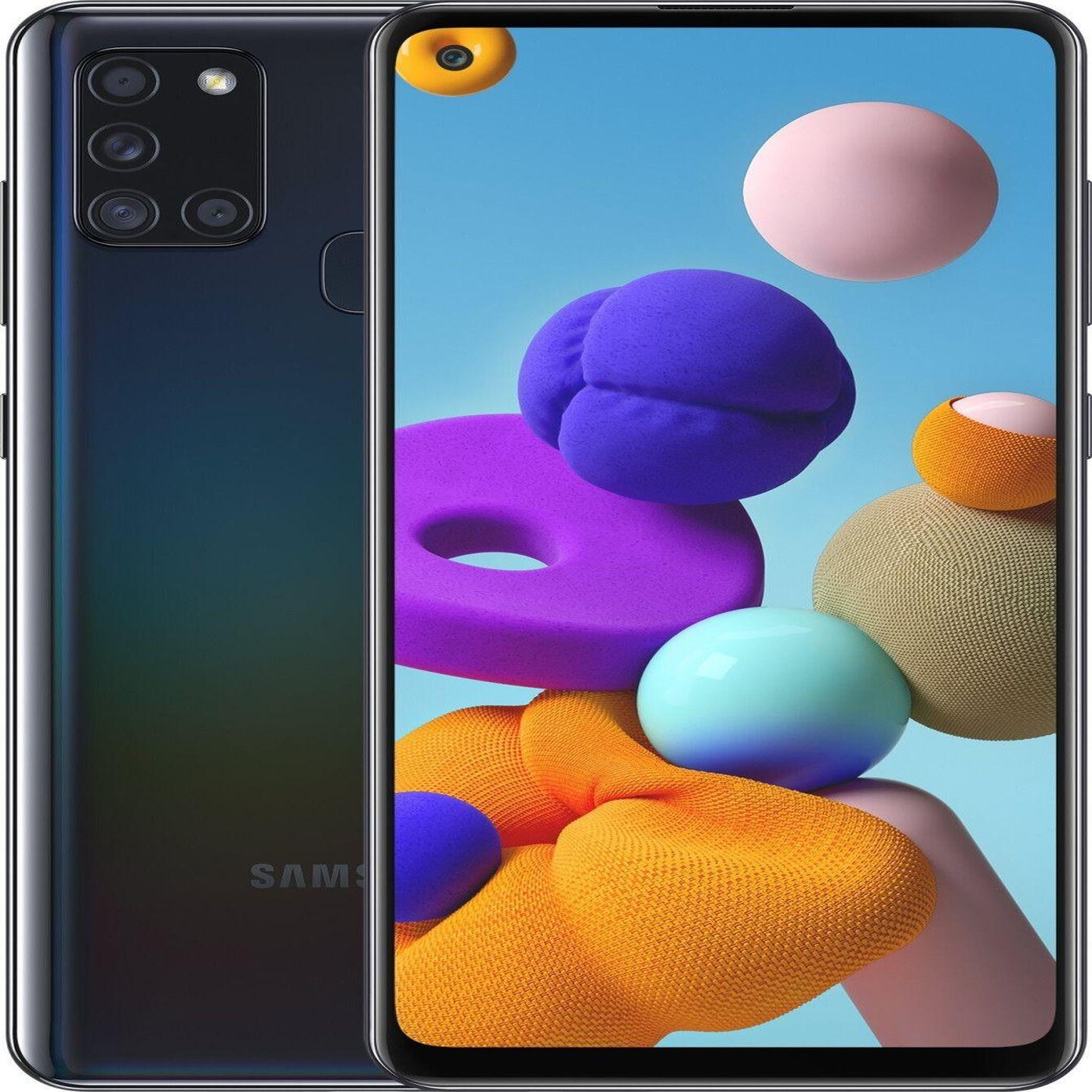 Samsung Galaxy A21S (Dual Sim) Reconditionné 32 Go - Grade A - Noir